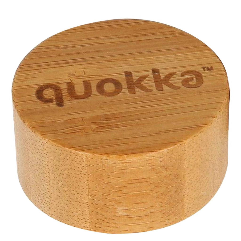Bottiglia Quadrata 700 ml con Tappo a Vite in Bambù Rosa Quokka