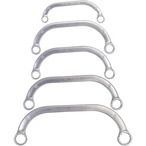 Topex 09-176 chiavi doppie polig igonale a mezza luna 9-22 mm 5 p