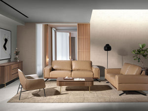 Tavolino rettangolare in noce e acciaio lucidato oro