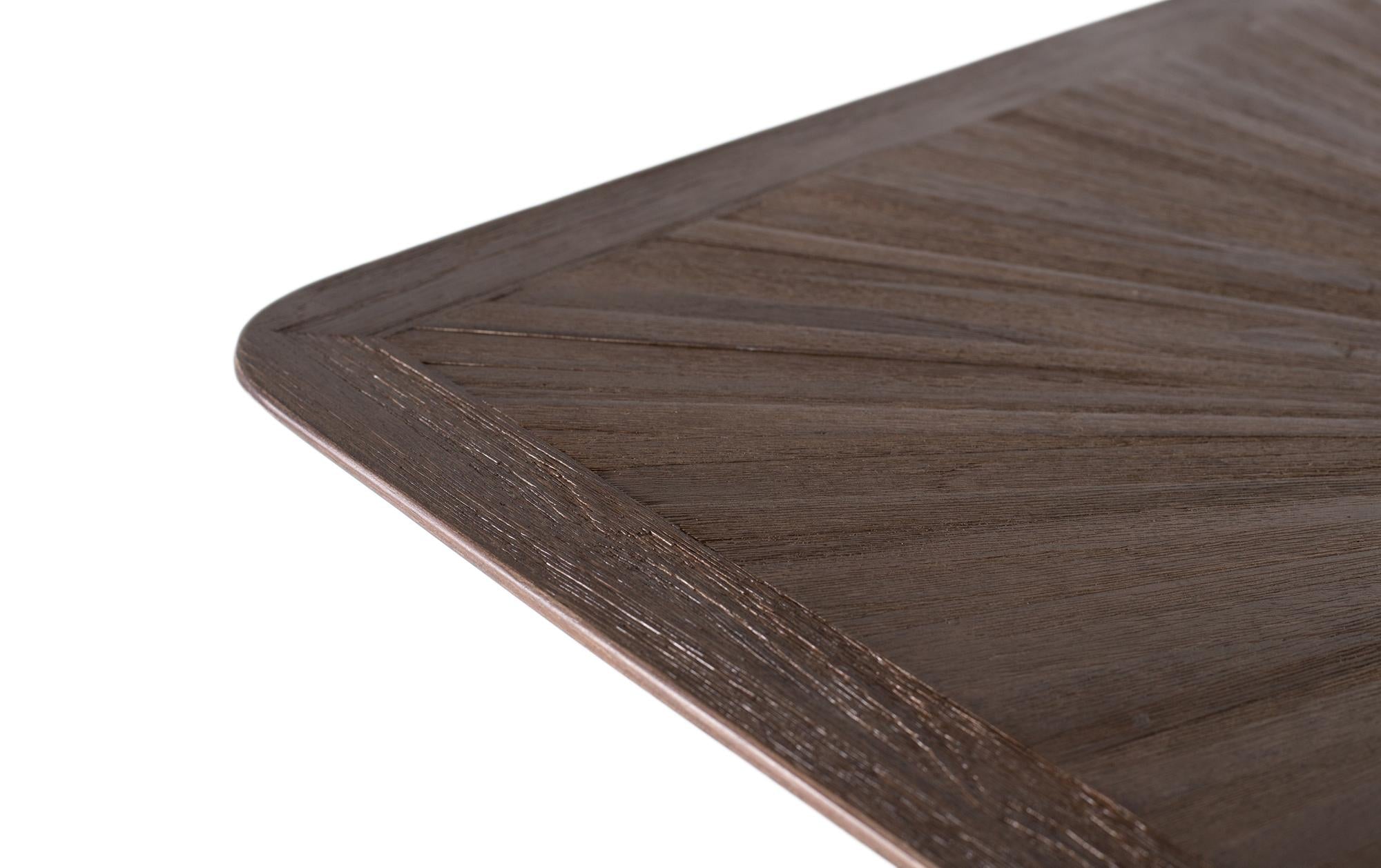 Tavolo da pranzo in legno di teak riciclato 200 cm