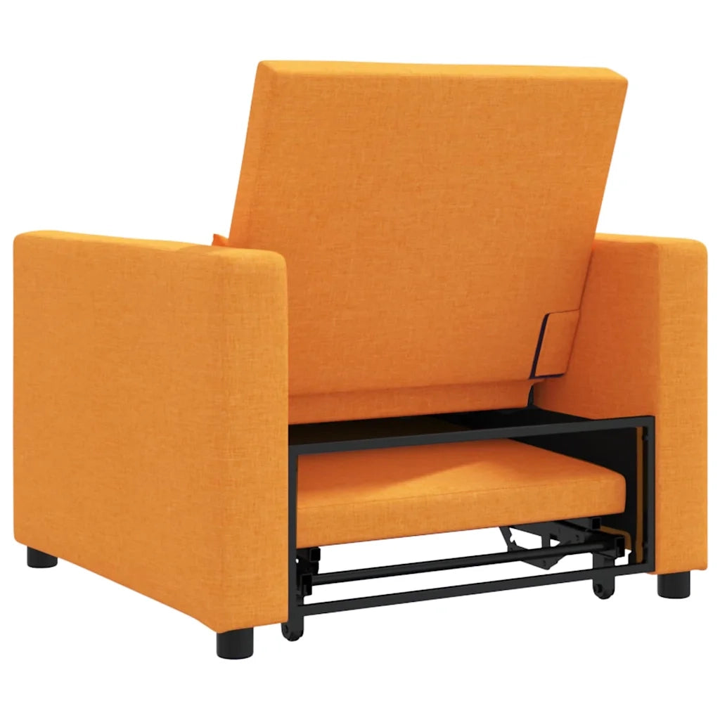 Divano letto estraibile singolo-Sofa Letto-Daybed Giallo scuro 90 x 165 x 87 cm