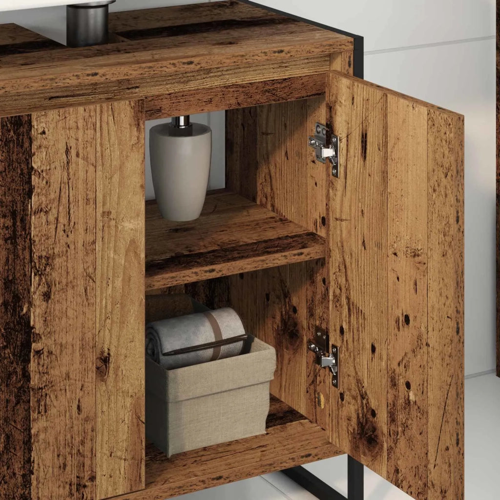 Mobile da Bagno | Armadio da bagno Legno vecchio 60 x 30 x 60 cm Legno multistrato