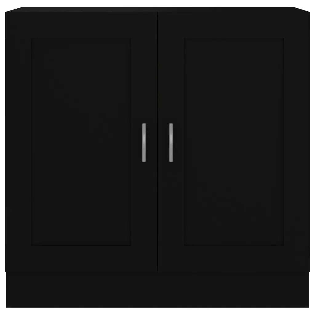 Libreria Nera 82,5x30,5x80 cm in Truciolato