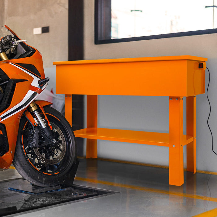 Lavapezzi per parti meccaniche 180L Tubo flessibile Officina Garage Meccanico