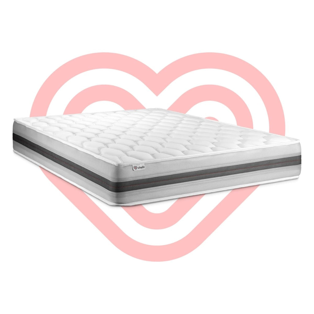 Materasso 130x200cm a molle insacchettate e memory foam - Vitalspring Recover