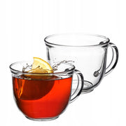 Set di 2 tazze da tè/caffè invernali KADAX da 480 ml con manico.