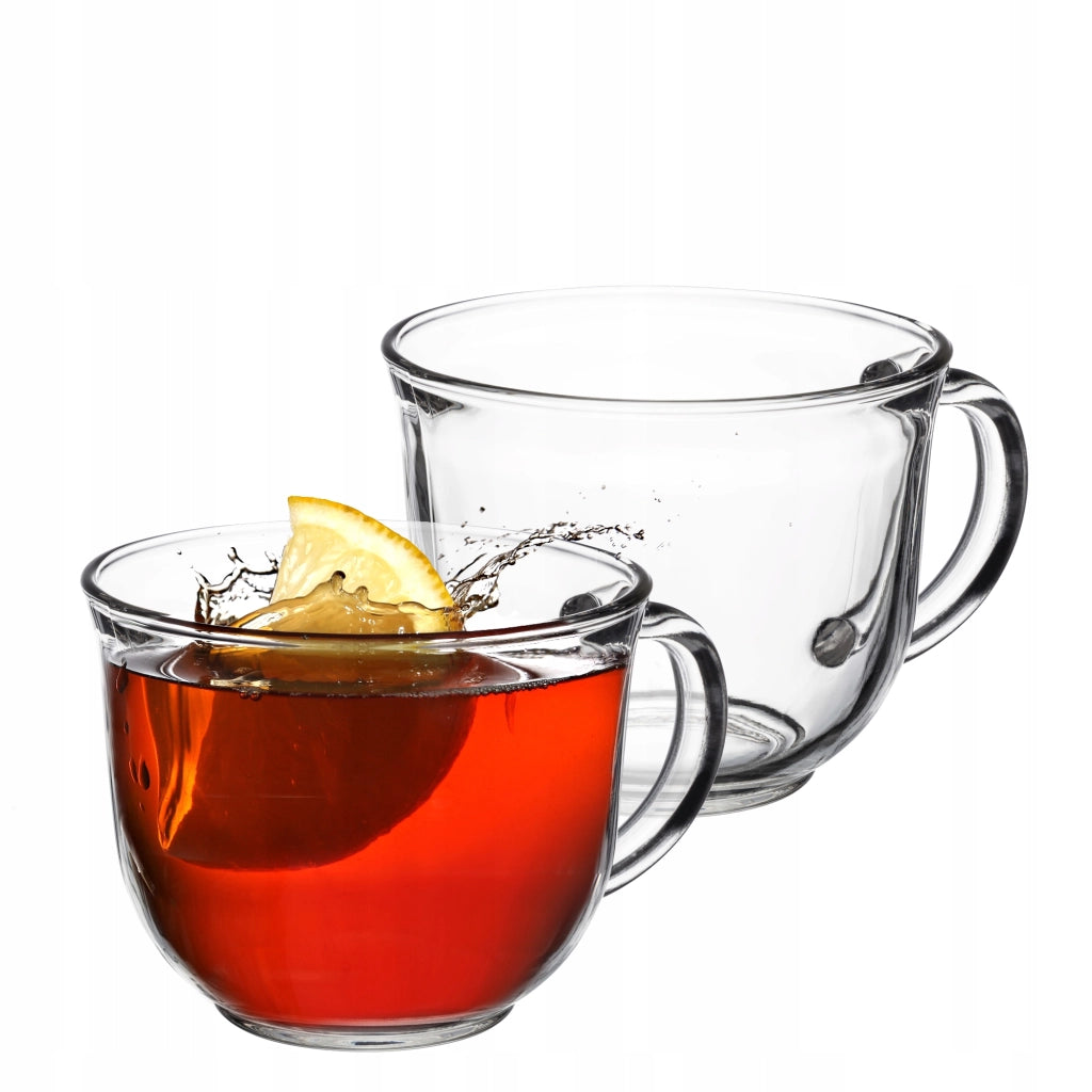 Set di 2 tazze da tè/caffè invernali KADAX da 480 ml con manico.