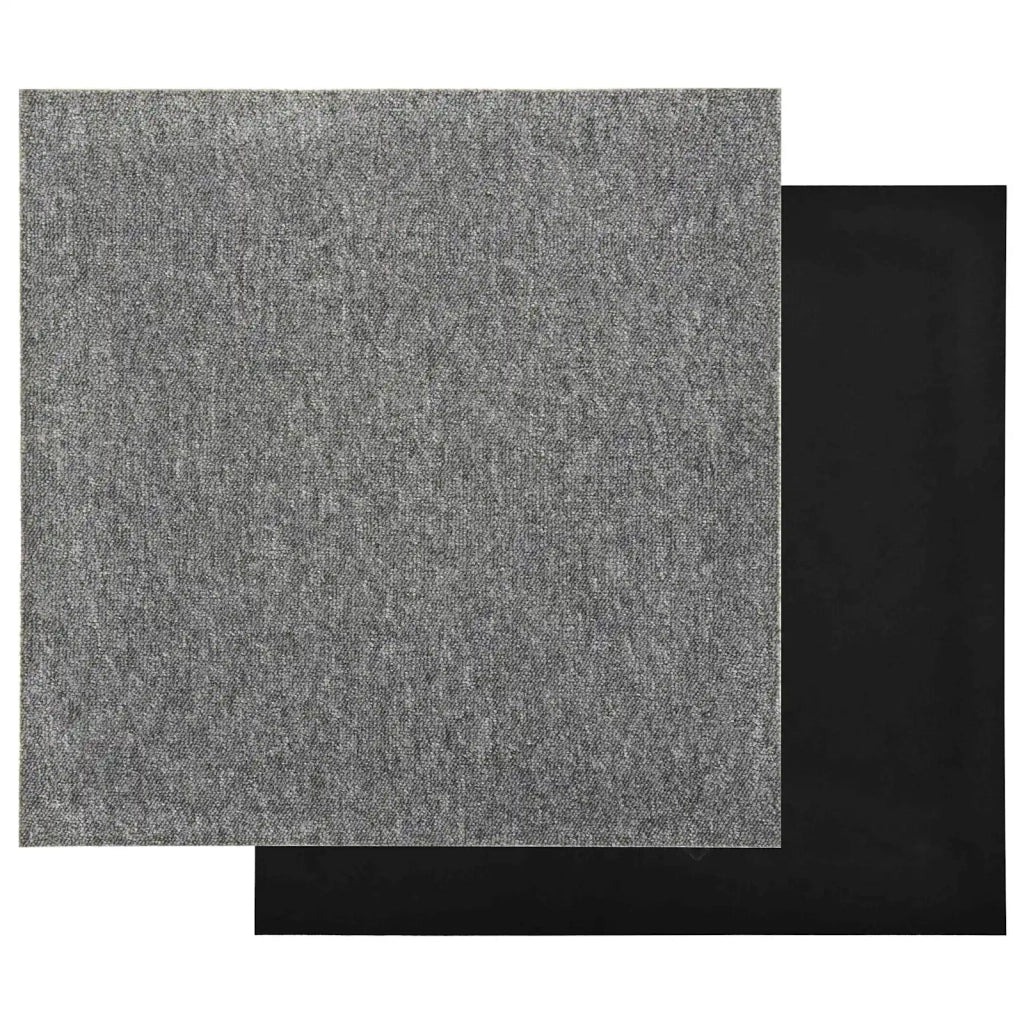 Tappeto 20 pcs Grigio 50 x 50 cm 100% Polipropilene