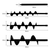 T-Mech Trivella 4 Tempi 120 mm - Ideale per Scavi e Montaggio di Pali