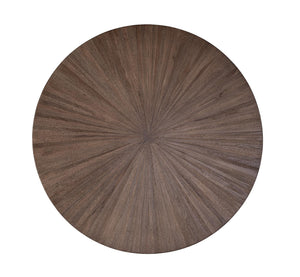 Tavolo da pranzo rotondo in legno di teak riciclato, diametro 120 cm