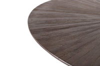 Tavolo da pranzo rotondo in legno di teak riciclato, diametro 120 cm