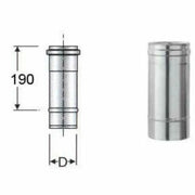 Inox mono parete aisi 316 tubo l .250 d.100