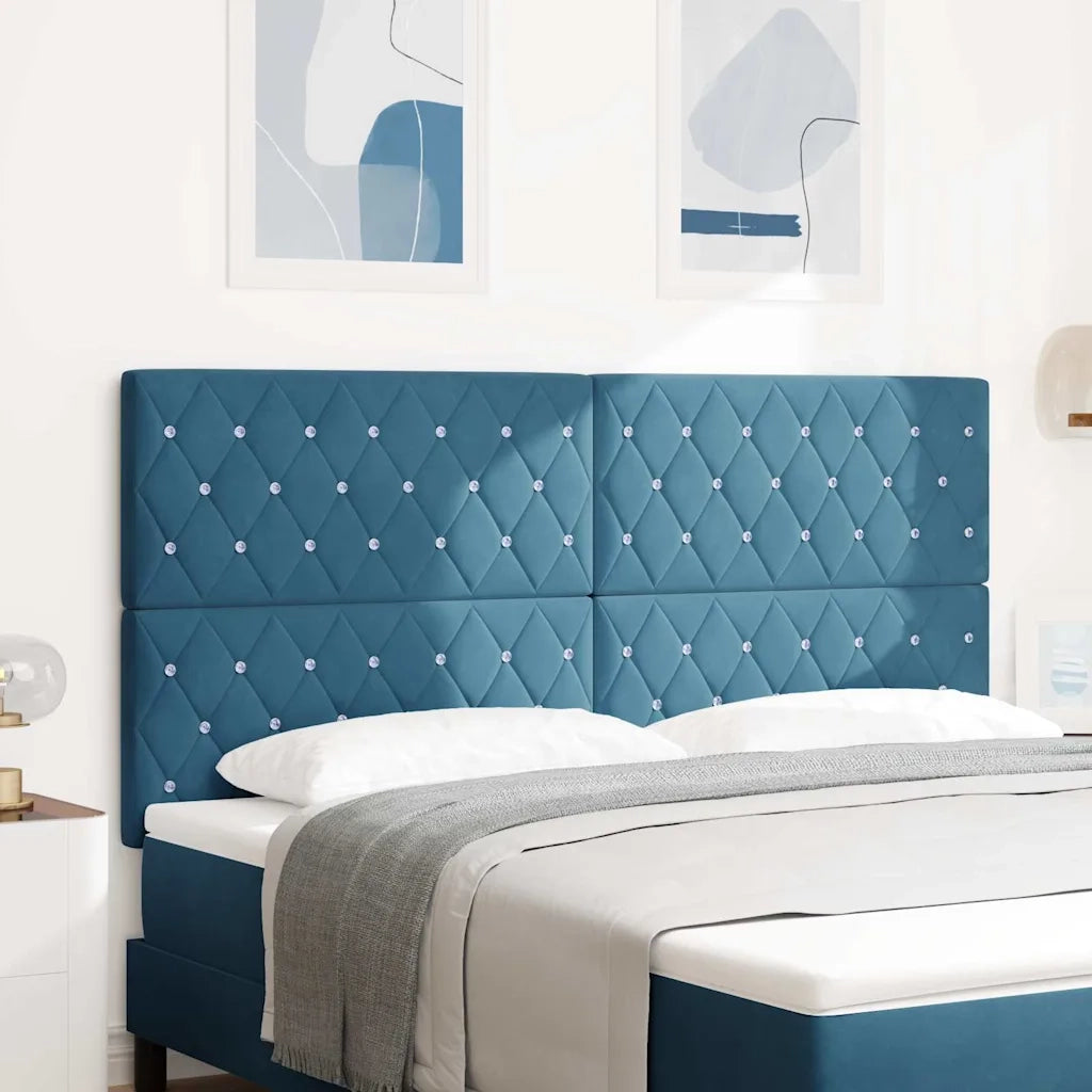 Testiera Blu Scuro 180 cm Velluto 3337774