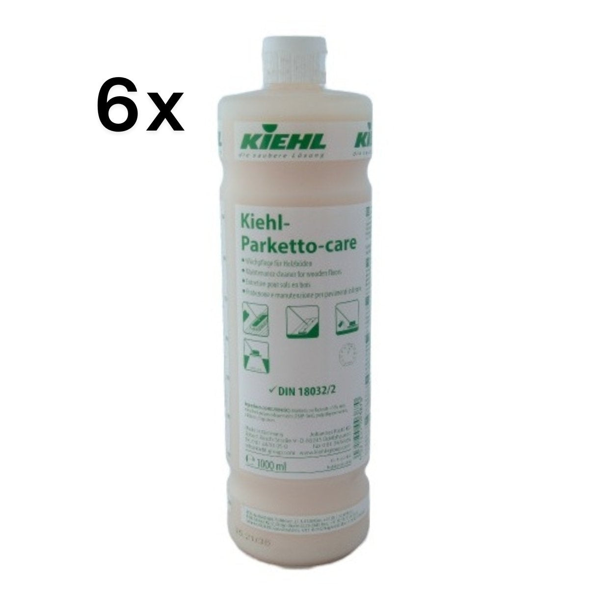 Parketto Care 6 Pezzi x 1 L, Detergente Legno Autolucidante Antimacchia | Kiehl