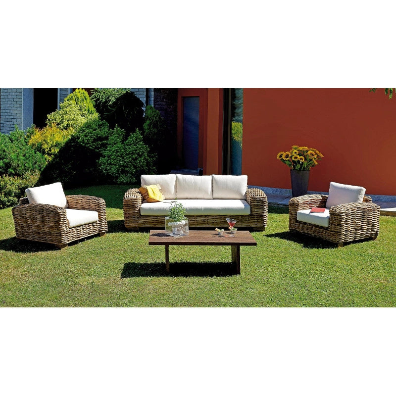 Set MOIA Bangalore in rattan gigante naturale