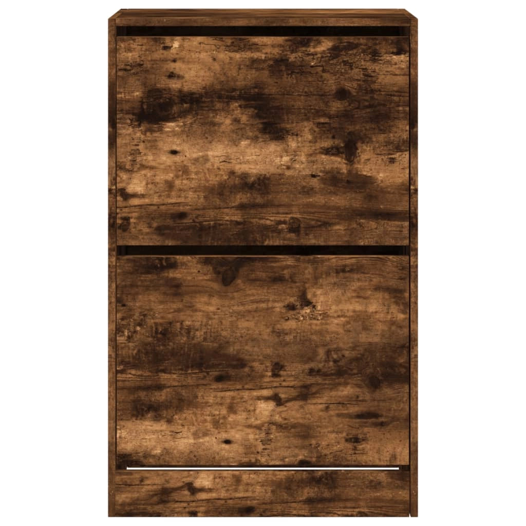 Scarpiera mobiletto portascarpe mobile per ingresso/corridoio/soggiorno 60 x 34 x 96,5 cm legno ingegnerizzato marrone 02_0021574