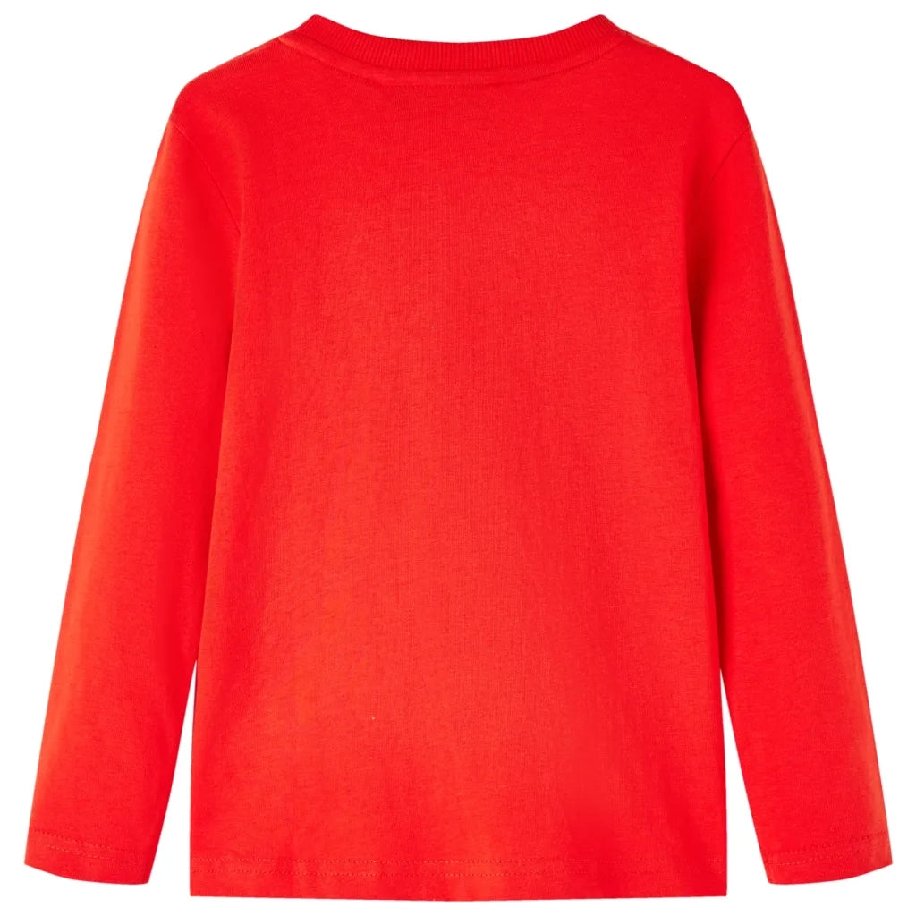 Maglietta per Bambini a Maniche Lunghe Rossa 116cod mxl 117277