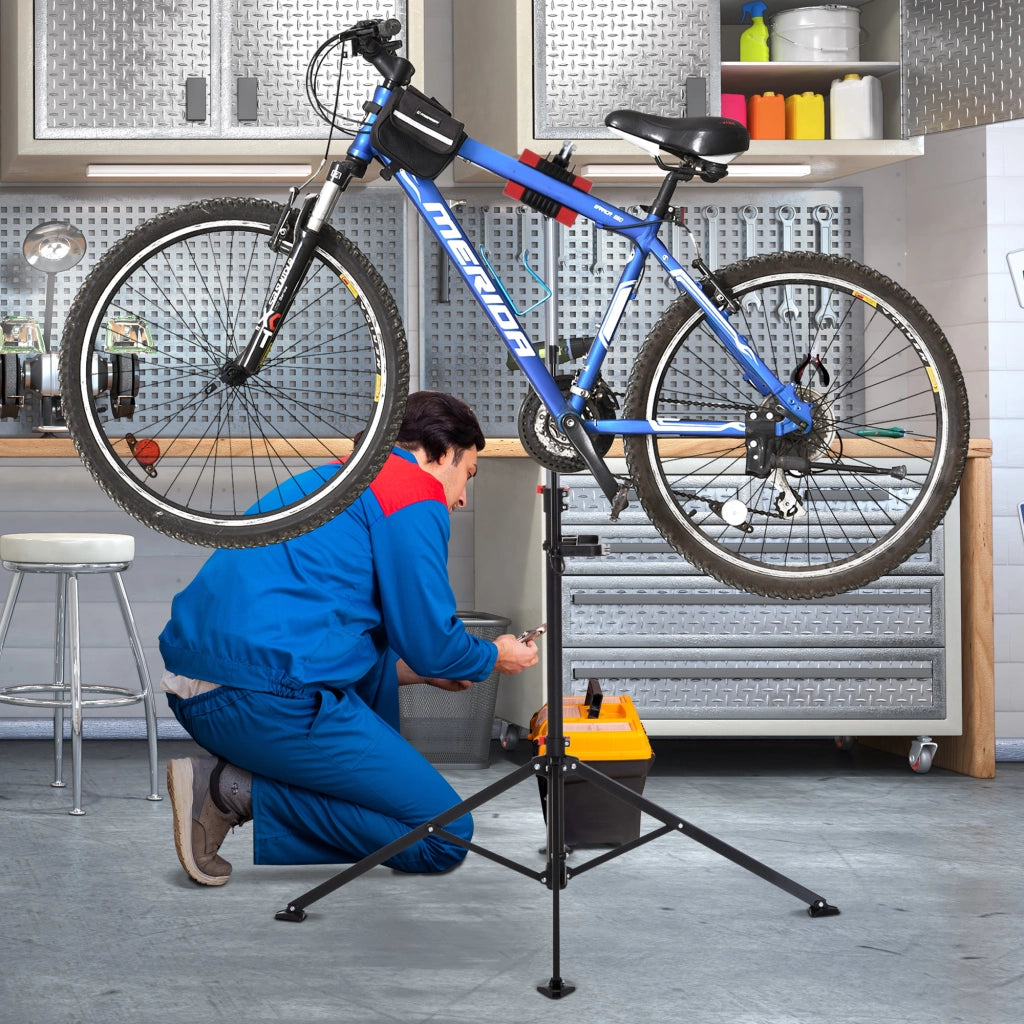 Cavalletto per Bicicletta Pieghevole Regolabile ¨C zephmum ¨C Argento