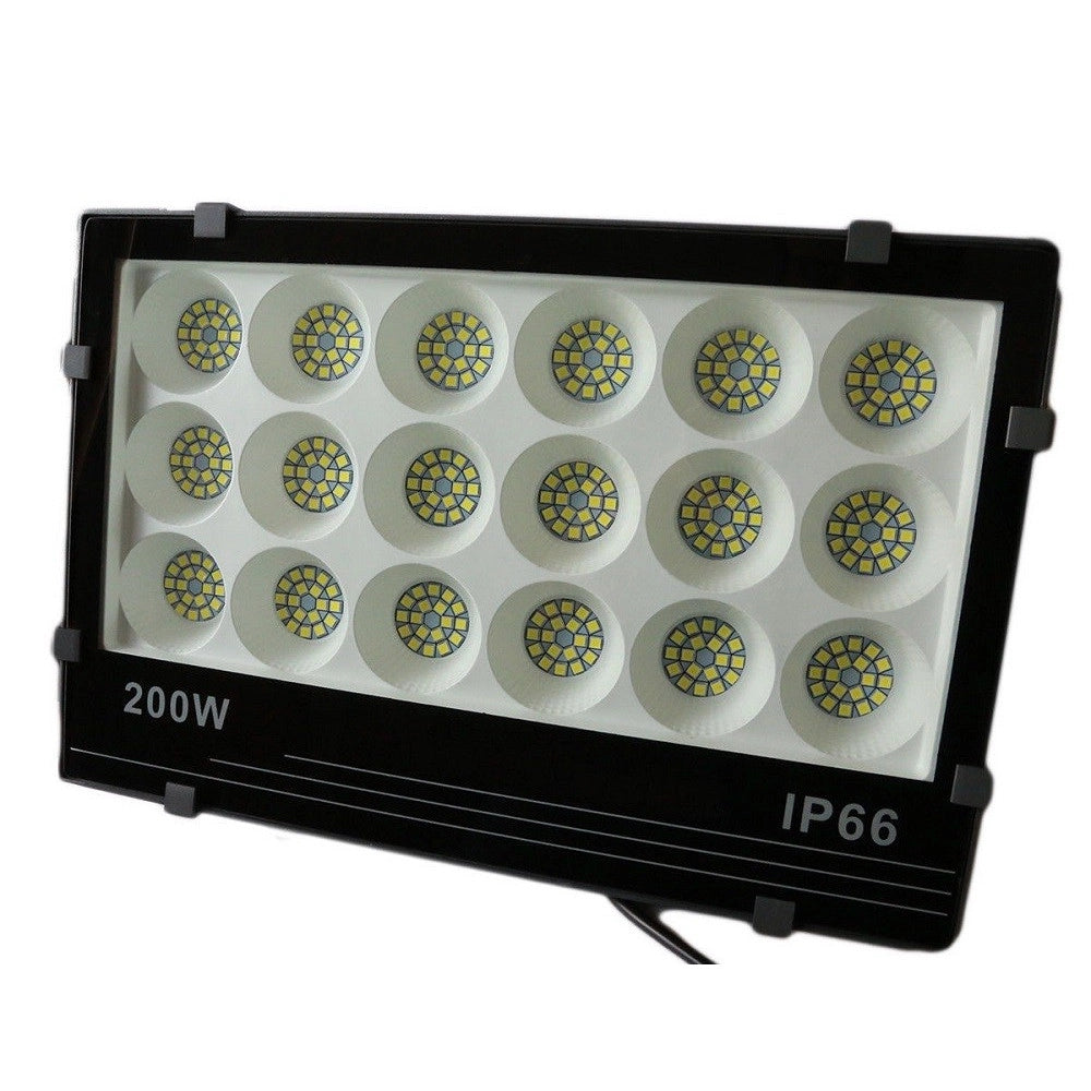Trade Shop - Faro Led Smd Slim 60 120 200 Watt Faretto Spot Alta Luminosita' Lampada Ip66 -