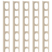 Profili in alluminio verniciato colore caraibi 137 a l per finitura parete proangle *** pezzi 5 pz, confezione 1