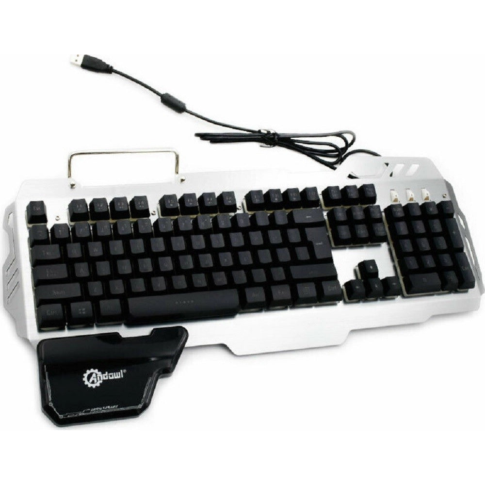 Trade Shop - Tastiera Da Gioco Cablata Usb Con Retroilluminazione Rgb Design Ergonomico K55 -