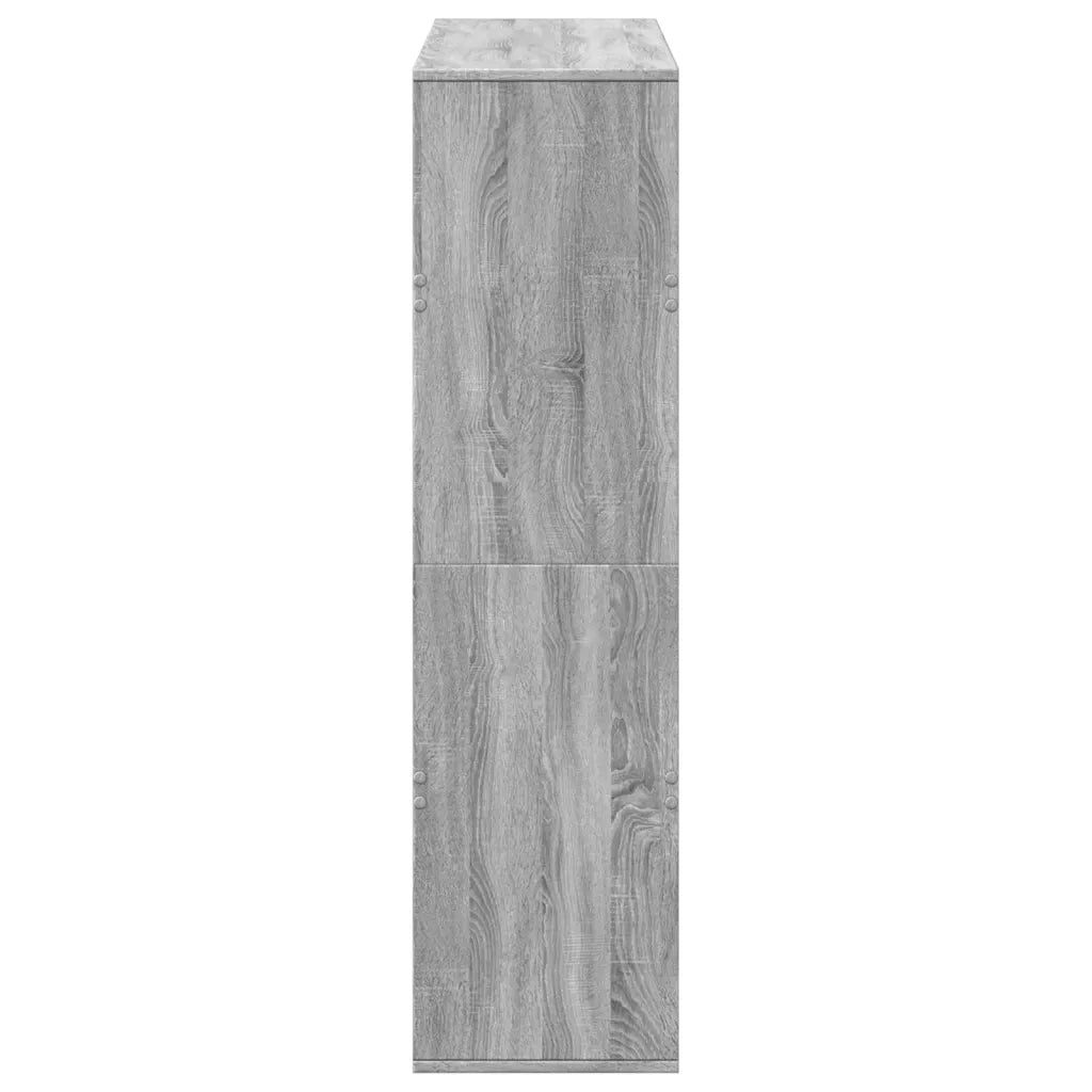 Libreria Grigio Sonoma 100x33x125,5 cm in Legno Multistrato 3309362