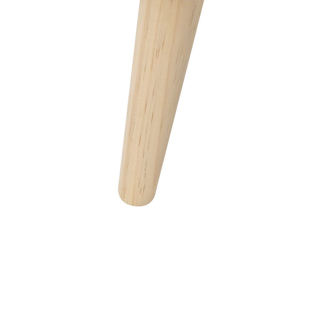 Comodino impiallacciato MDF Paulownia chiaro con cassetto frontale in rattan Comodino in stile Boho