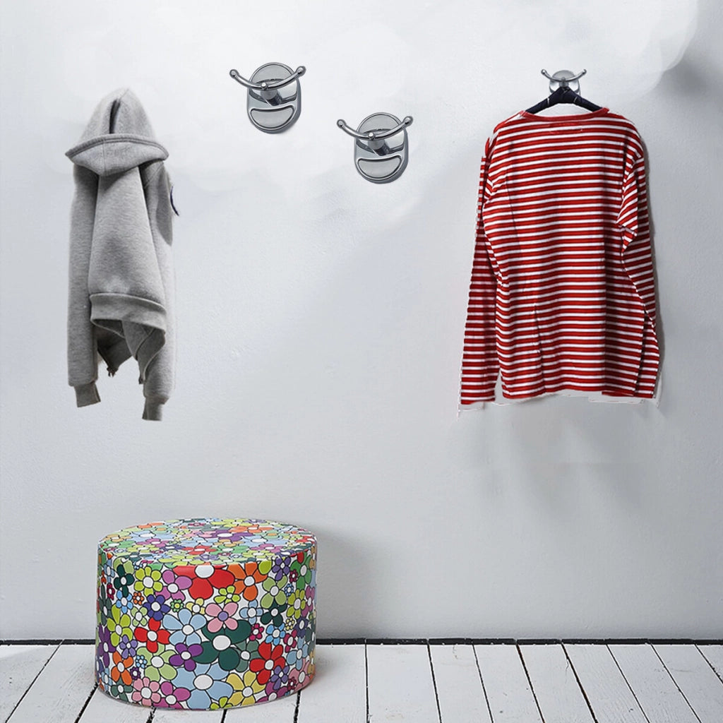 GANCIO APPENDIABITI BAGNO MURO GANCI ASCIUGAMANI CASA CROMATO DA PARETE DGO-027