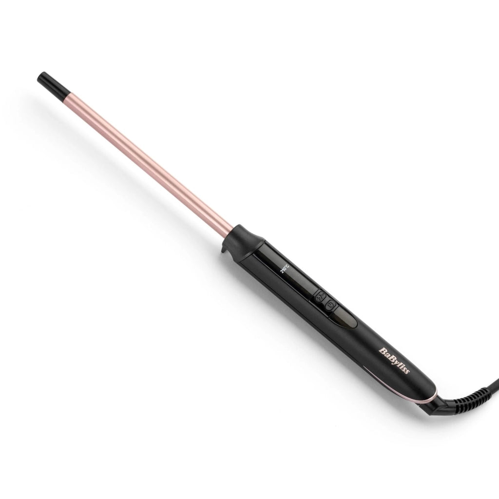 BaByliss Tight Curls Ferro arricciacapelli Caldo Nero, Rame 25 W 2,5 m