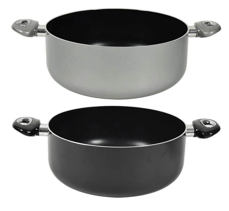CASSERUOLA CHEF INDUCTION  CON 2 MANICI 30 CM COLORI ASSORTITI