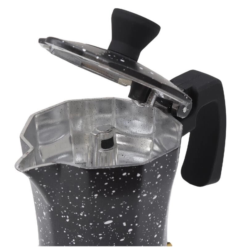 MAURY'S CAFFETTIERA MAXI STONE CON FINITURA EFFETTO PIETRA (1 TAZZA)