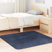vidaXL Tappeto Shaggy a Pelo Lungo NAVARRA Blu Marino 120x120 cm