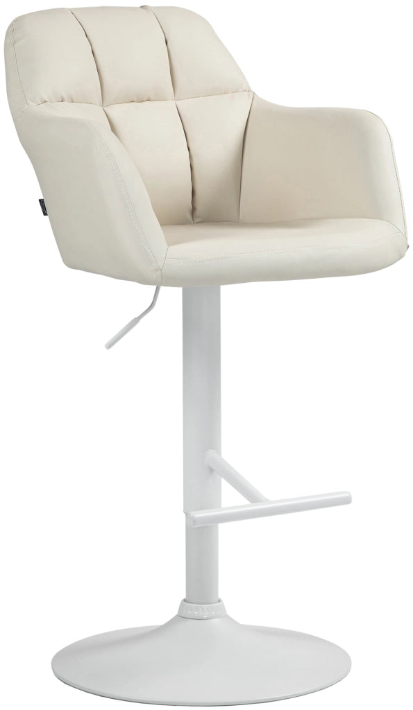 Barhocker Natoma Kunstleder weiЯ
