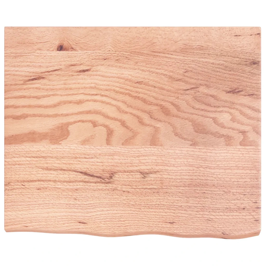 Piano Bagno Marrone 60x50x(2-4) cm Legno Massello Trattato CFW6954128