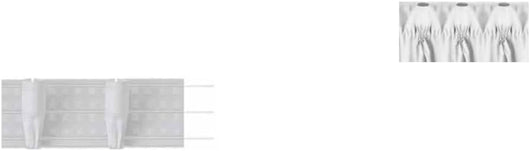 Fettuccia Arricciatenda CANOVA - Fascia Per Tende - Nastro Bianco - Vendita al metro lineare