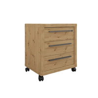 CASSETTIERA RILEGA CON RUOTE COLORE ARTISAN OAK CM.54X45XH64