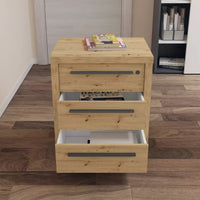 CASSETTIERA RILEGA CON RUOTE COLORE ARTISAN OAK CM.54X45XH64