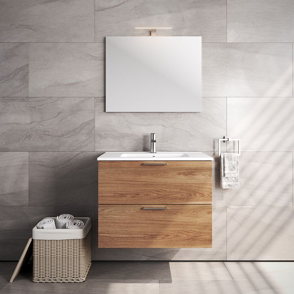 MOBILE BAGNO MIA 80X40CM GOLDEN OAK SOSPESO