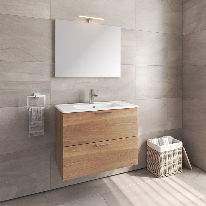 MOBILE BAGNO MIA 80X40CM GOLDEN OAK SOSPESO