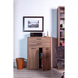 COPPIA ANTE DAVINCI H104CM CON CASSETTI NOCE BRERA