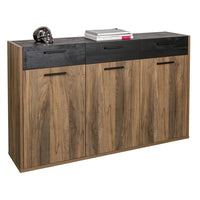 MADIA DAVINCI 143,5X35XH89CM NOCE BRERA / NERA