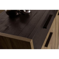 MADIA DAVINCI 143,5X35XH89CM NOCE BRERA / NERA