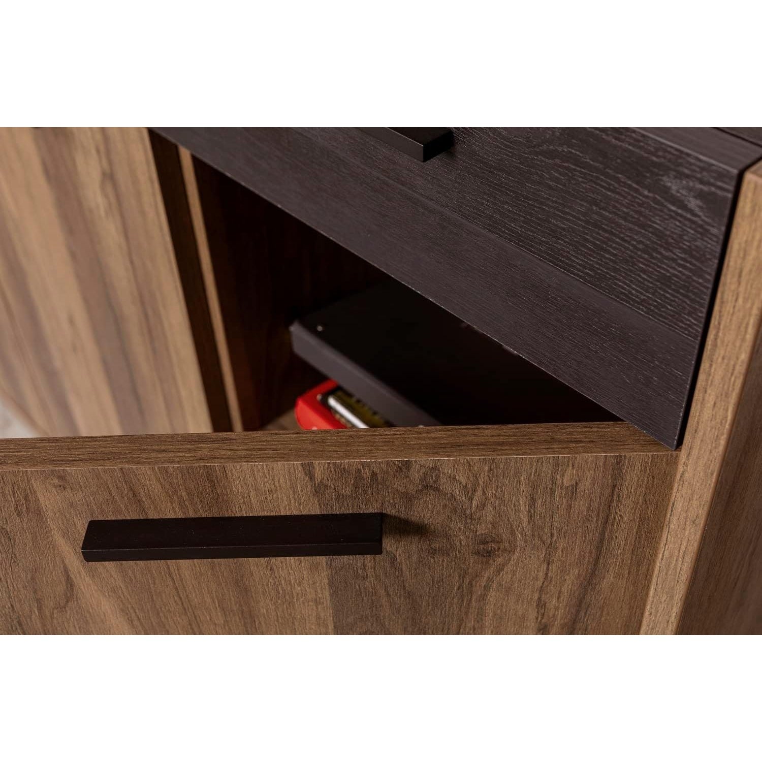 MADIA DAVINCI 143,5X35XH89CM NOCE BRERA / NERA