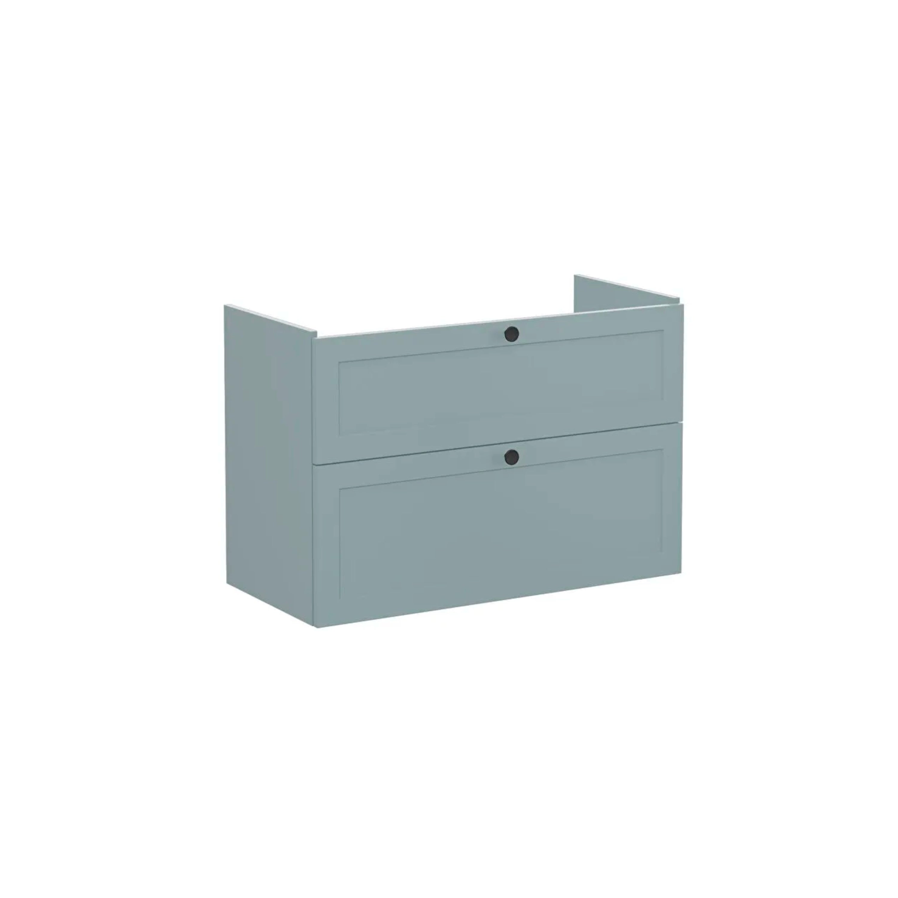 MOBILE BAGNO ROOT 100X46XH69CM VERDE FIORDO OPACO