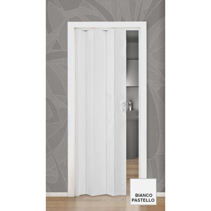 PORTA A SOFFIETTO MAYA 83XH214CM BIANCO PASTELLO C