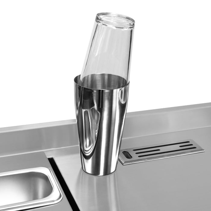 Cocktail Bar Station Compatta Twin Cocktail Risciacquo Shaker da Lavello