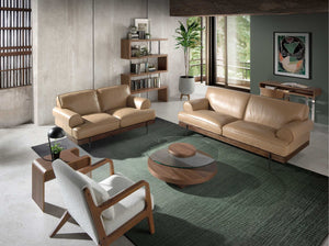 Tavolo angolare rettangolare in noce