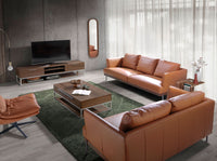 Tavolo angolare rettangolare in noce