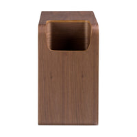 Tavolo angolare rettangolare in noce