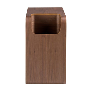 Tavolo angolare rettangolare in noce